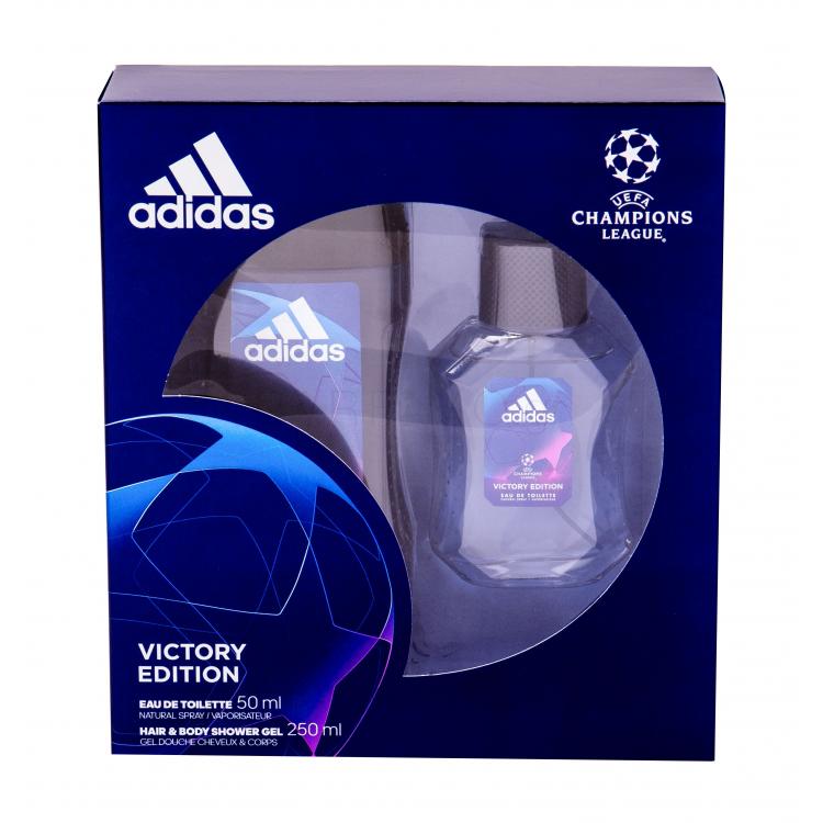 Adidas UEFA Champions League Victory Edition Σετ δώρου EDT 50 ml + αφρόλουτρο 250 ml