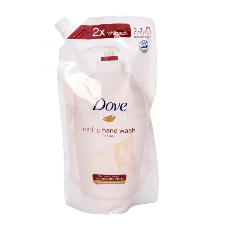 Dove Fine Silk Υγρό σαπούνι για γυναίκες Συσκευασία &quot;γεμίσματος&quot; 500 ml