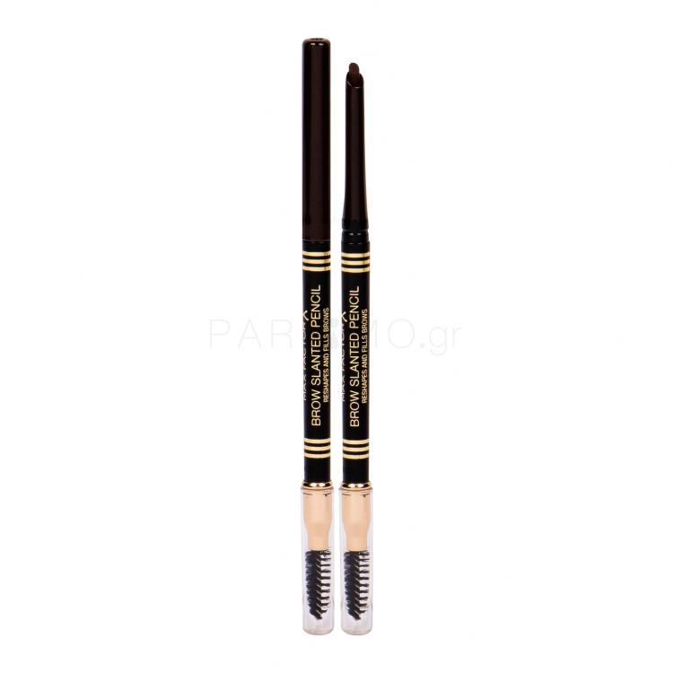 Max Factor Brow Slanted Pencil Μολύβι για τα φρύδια για γυναίκες 1 gr Απόχρωση 04 Chocolate