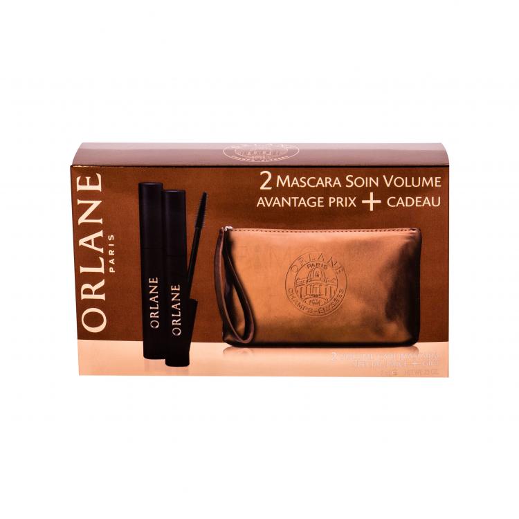 Orlane Volume Care Mascara Σετ δώρου μάσκαρα 2 x 7 ml +  τσάντα καλλυντικών
