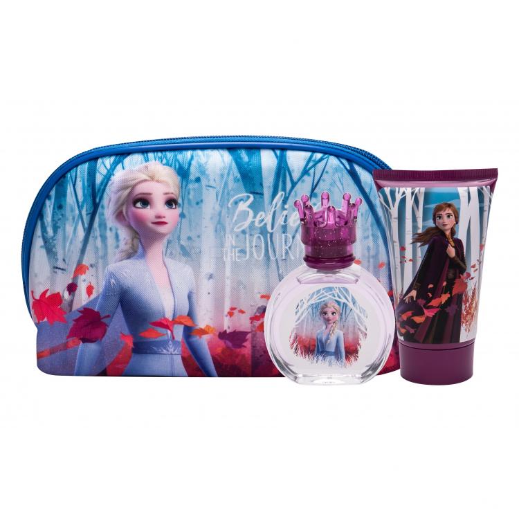 Disney Frozen II Σετ δώρου EDT 50 ml + αφρόλουτρο 100 ml + τσαντάκι καλλυντικών
