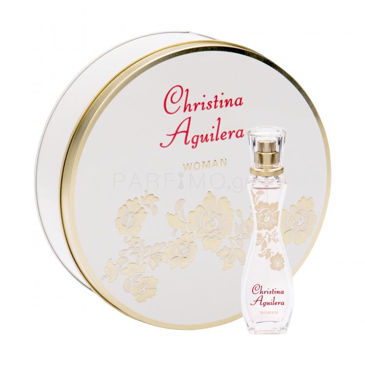 Christina Aguilera Woman Σετ δώρου EDP 30 ml + μεταλλικό κουτί