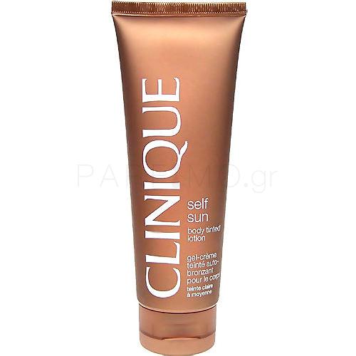 Clinique Self Sun Body Tinted Lotion Self Tan για γυναίκες 125 ml Απόχρωση Medium/Deep TESTER