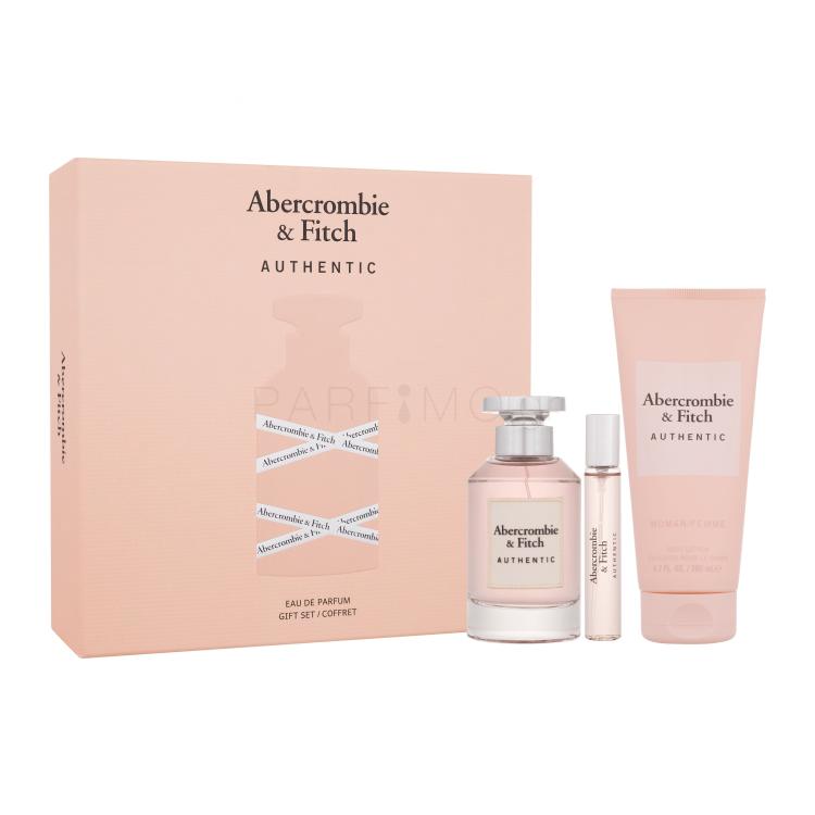 Abercrombie &amp; Fitch Authentic Σετ δώρου EDP 100 ml + EDP 15 ml + λοσιόν σώματος 200 ml