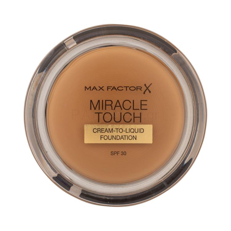 Max Factor Miracle Touch Cream-To-Liquid SPF30 Make up για γυναίκες 11,5 gr Απόχρωση 083 Golden Tan