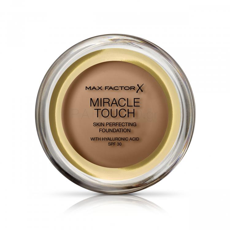 Max Factor Miracle Touch Skin Perfecting SPF30 Make up για γυναίκες 11,5 gr Απόχρωση 095 Tawny