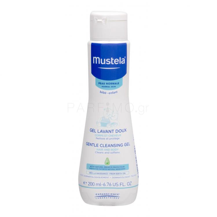 Mustela Bébé Gentle Cleansing Gel Hair and Body Αφρόλουτρο για παιδιά 200 ml