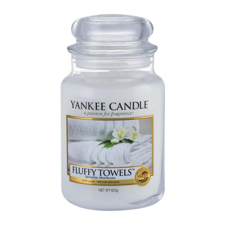 Yankee Candle Fluffy Towels Αρωματικό κερί 623 gr