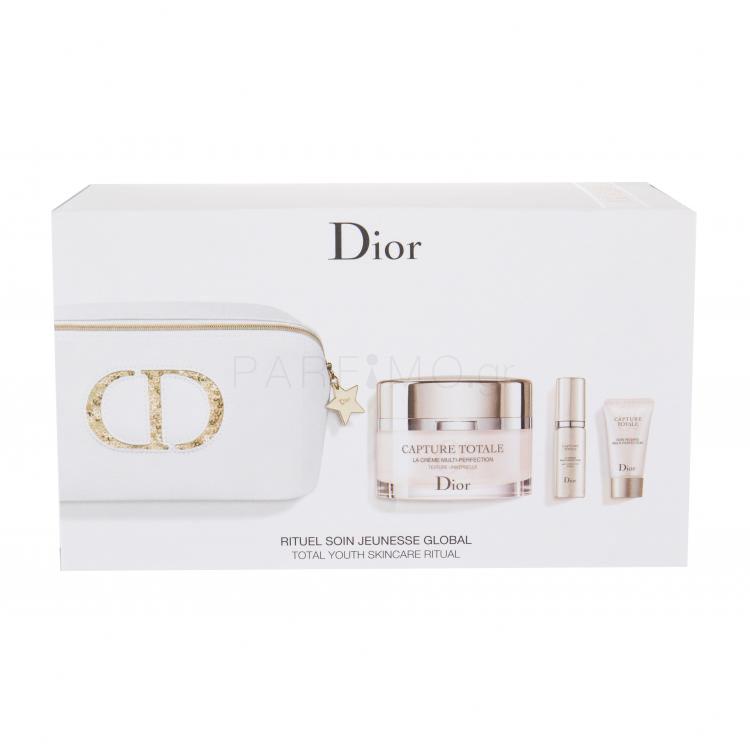 Christian Dior Capture Totale Σετ δώρου φροντίδα προσώπου ημέρας 60 ml + ορός προσώπου Multi-Perfection 7 ml + κρέμα ματιών Multi-Perfection 5 ml + καλλυντική τσάντα