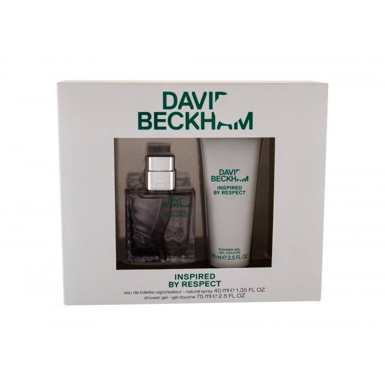 David Beckham Inspired by Respect Σετ δώρου EDT 40 ml + αφρόλουτρο 75 ml