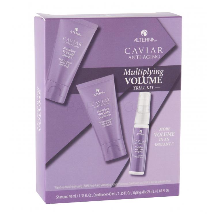 Alterna Caviar Anti-Aging Multiplying Volume Σετ δώρου 40 ml σαμπουάν +  βάλσαμο-κοντίσιονερ 40 ml +σπρέι μαλλιών 25 ml